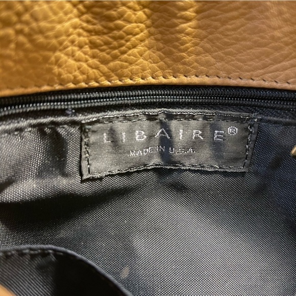 libaire Leather Saddle Style Backpack - Vintage - Picture 10 of 13